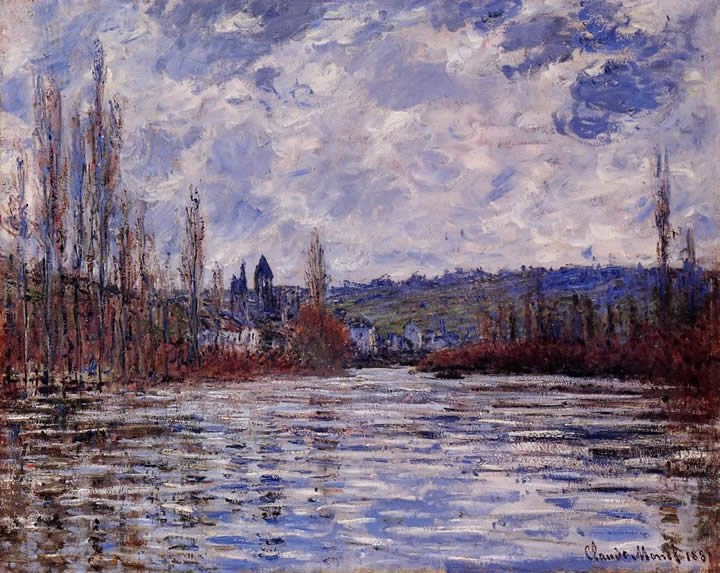 Claude Monet The Flood of the Seine at Vetheuil